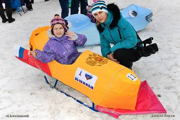Традиционный Парад саней и тюбингов