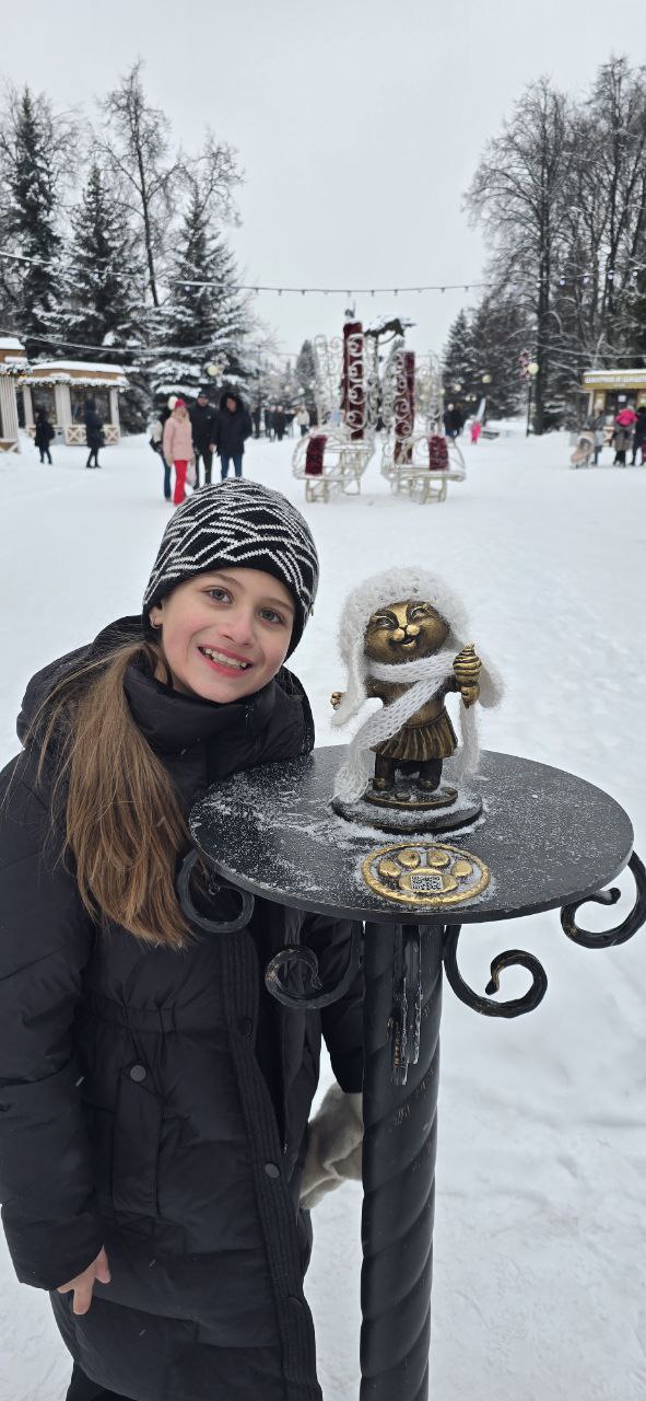 Йошкина котосемья с семью котятами