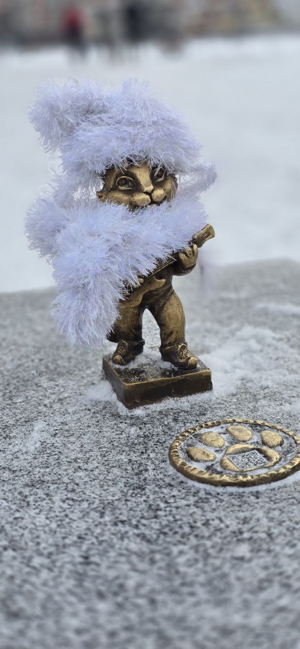 Йошкина котосемья с семью котятами