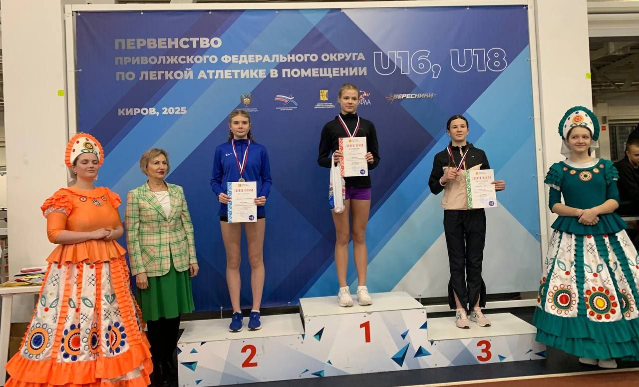 Первенство Приволжского федерального округа по легкой атлетике в помещении U16 и U18