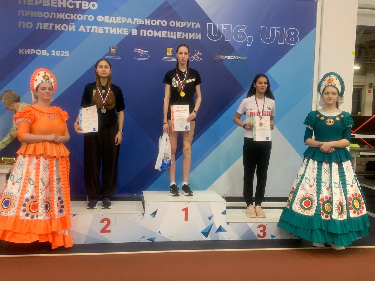 Первенство Приволжского федерального округа по легкой атлетике в помещении U16 и U18