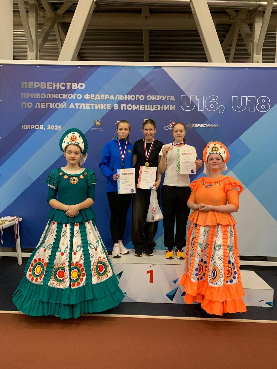 Первенство Приволжского федерального округа по легкой атлетике в помещении U16 и U18