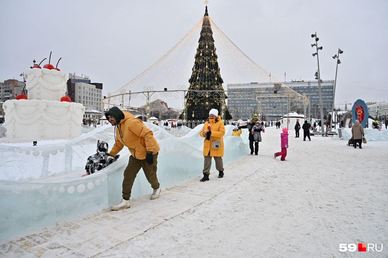 Ледовый городок «Большое пермское чаепитие»