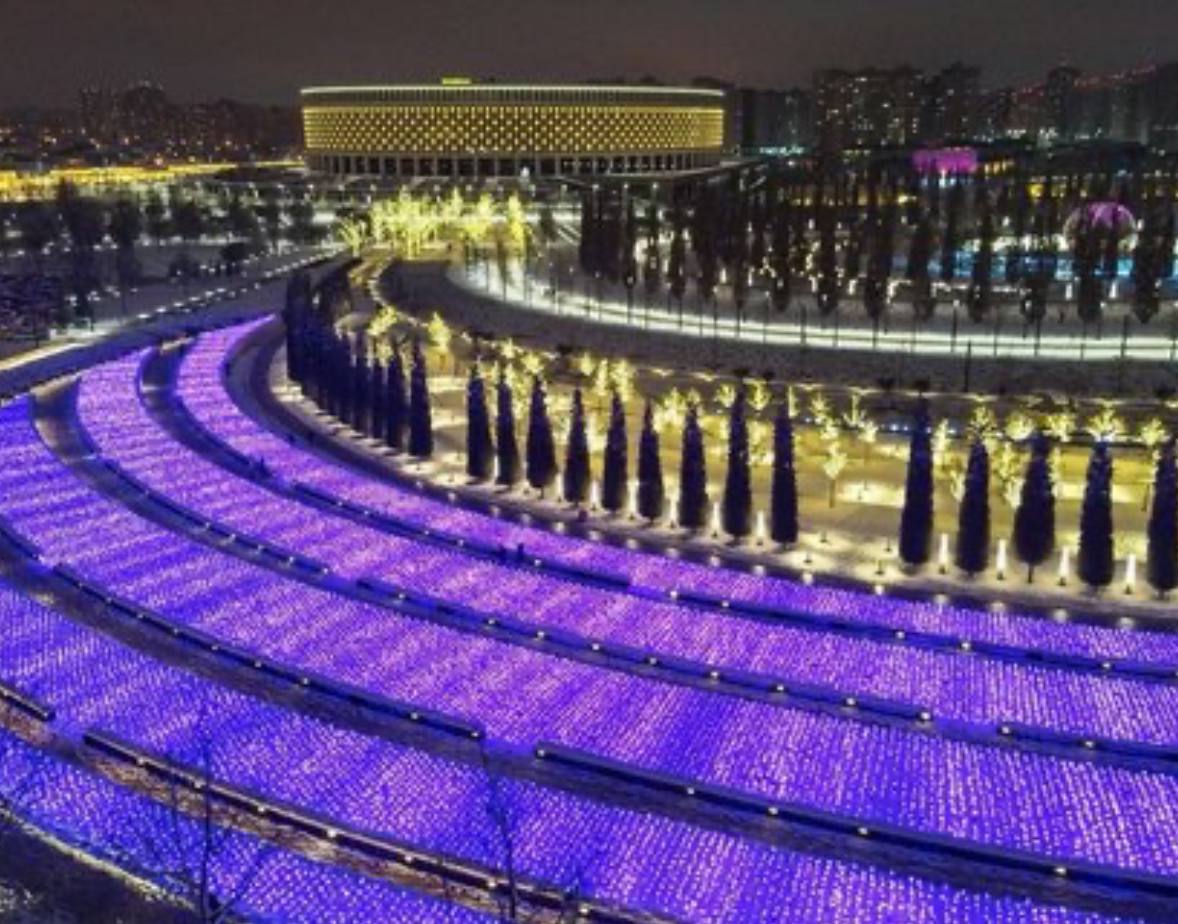 Новогодняя феерия в парке Облаков