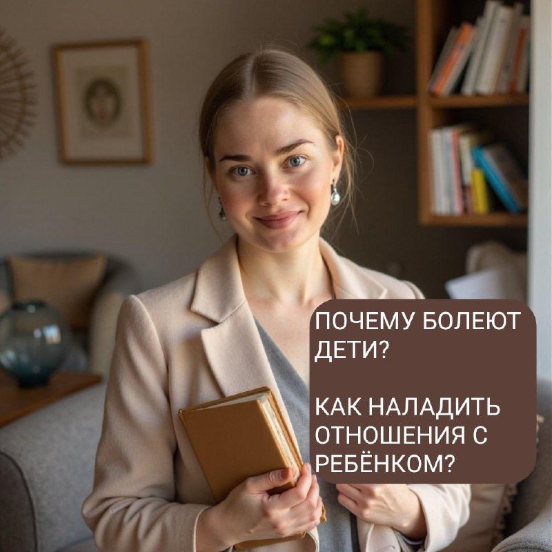 Почему болеют дети. Как наладить отношения с ребёнком?