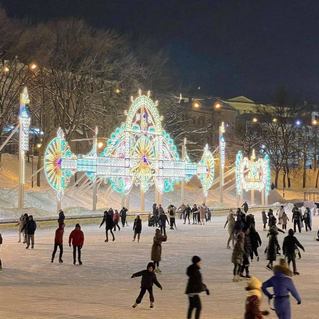 Каток на Черном озере