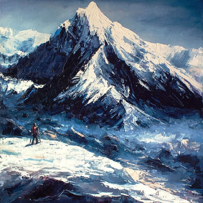 Мастер-класс Фактурная живопись