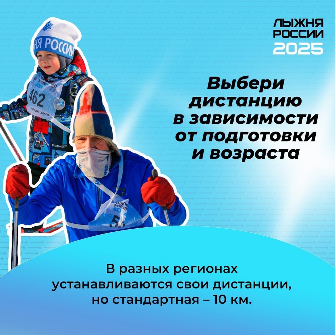 Открытая Всероссийская массовая гонка «Лыжня России» 2025