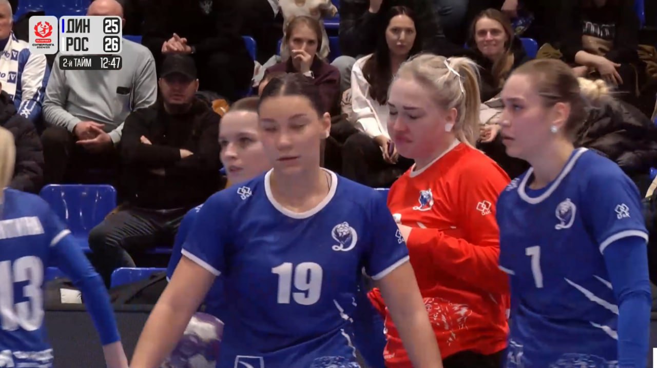 Гандболистки Динамо-Синары против Ростов-Дона