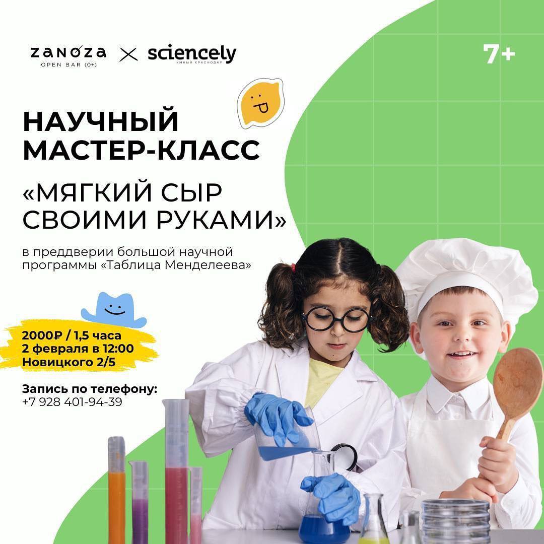 Научный мастер-класс: Мягкий сыр своими руками