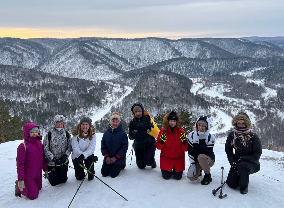 Есауловская петля по льду
