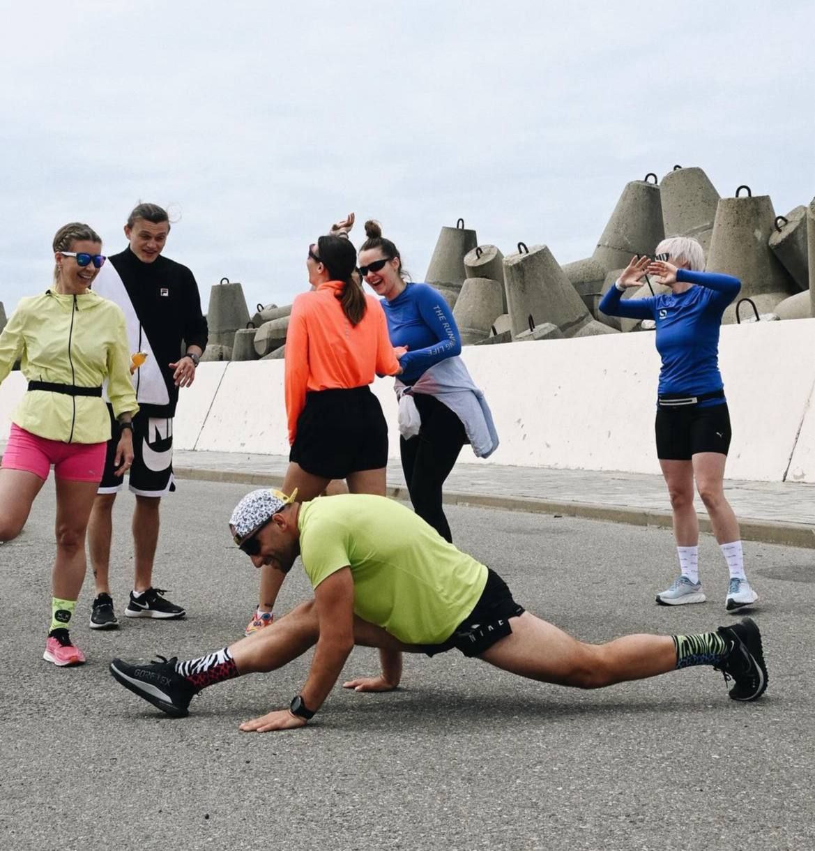 Праздничная тренировка на набережной