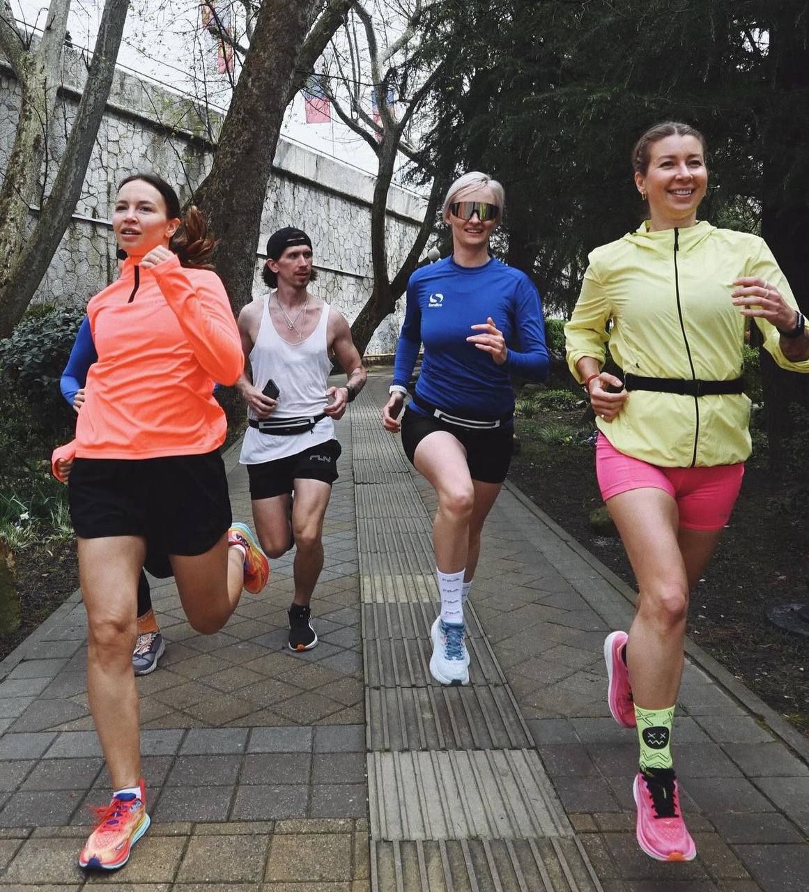 Праздничная тренировка на набережной