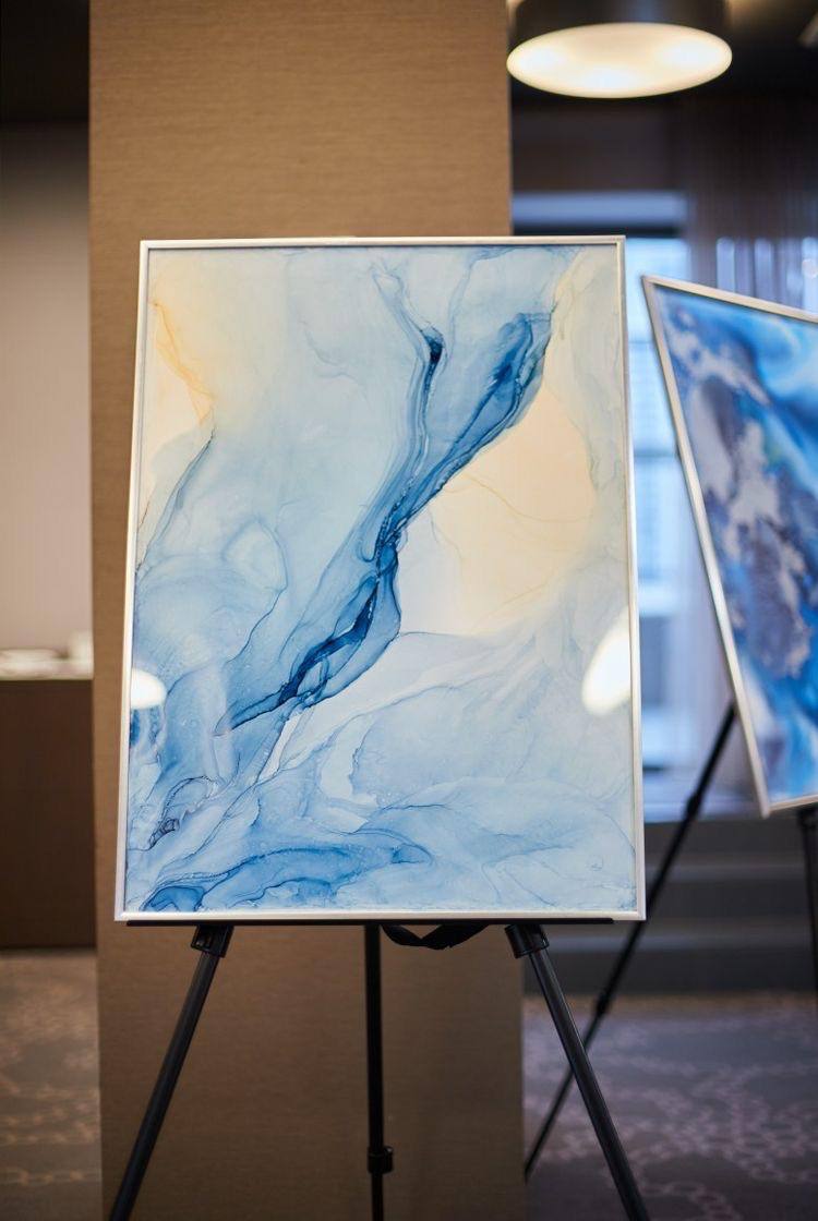 Мастер-класс по алкогольным чернилам