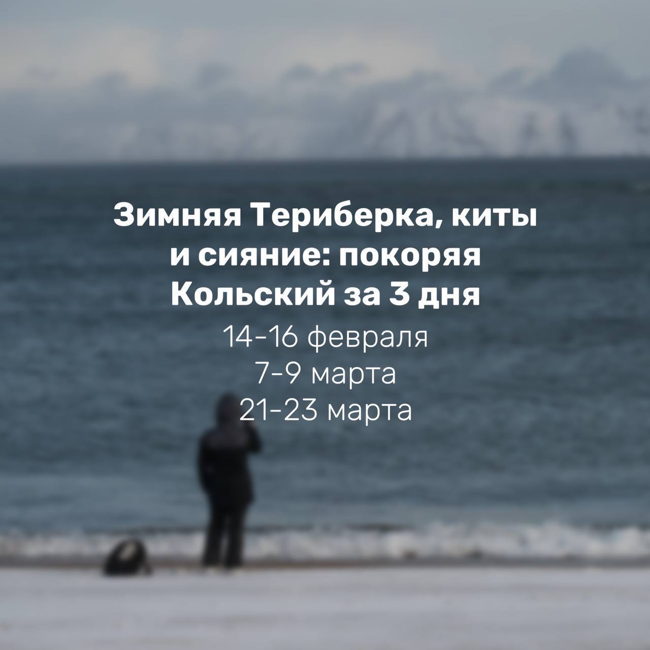 Расписание туров на Кольский полуостров
