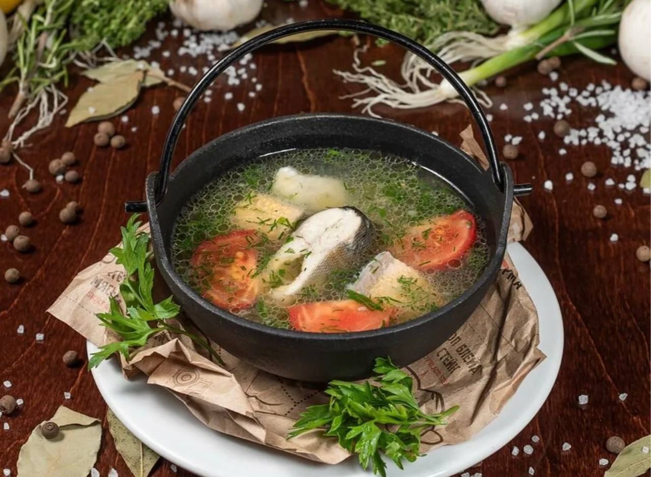 Дегустация ухи из северных рыб