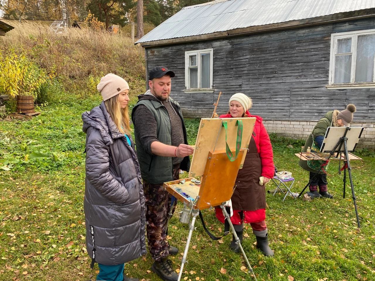 Весенний пленэр под руководством Максима Титова