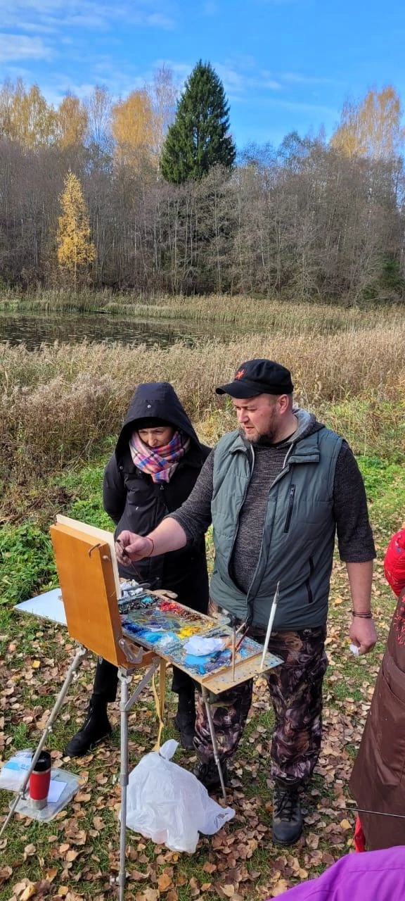 Весенний пленэр под руководством Максима Титова