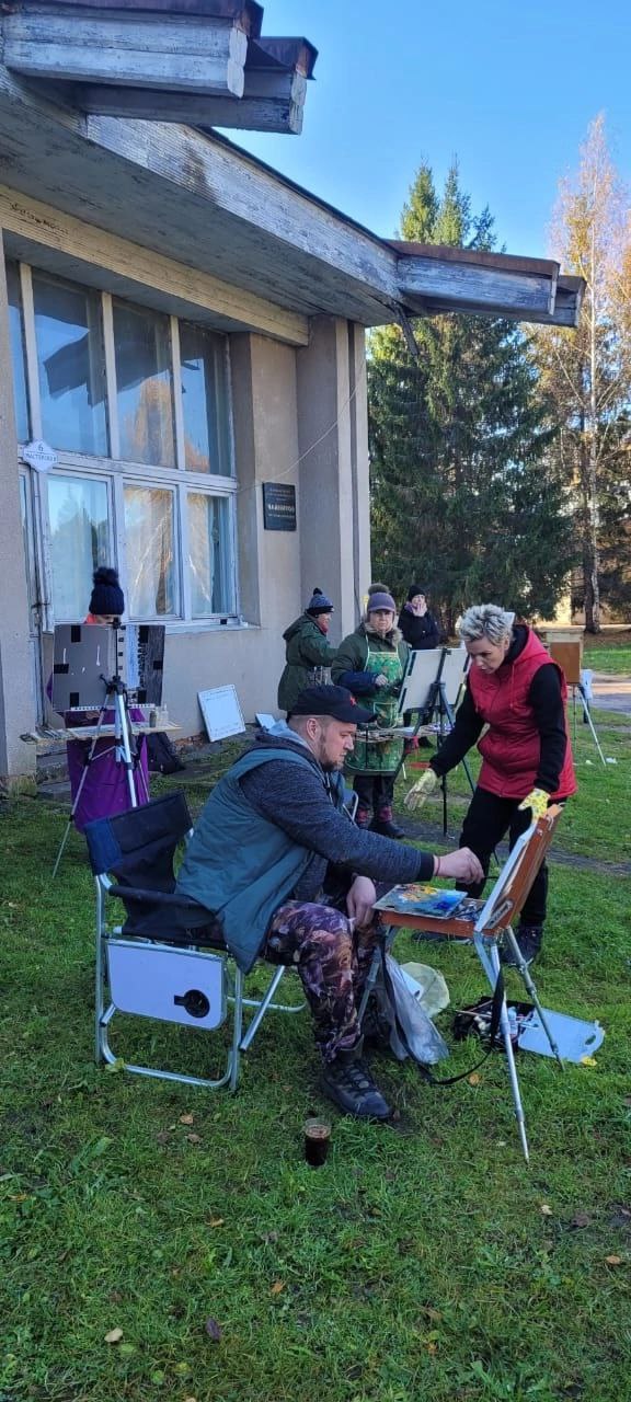 Весенний пленэр под руководством Максима Титова