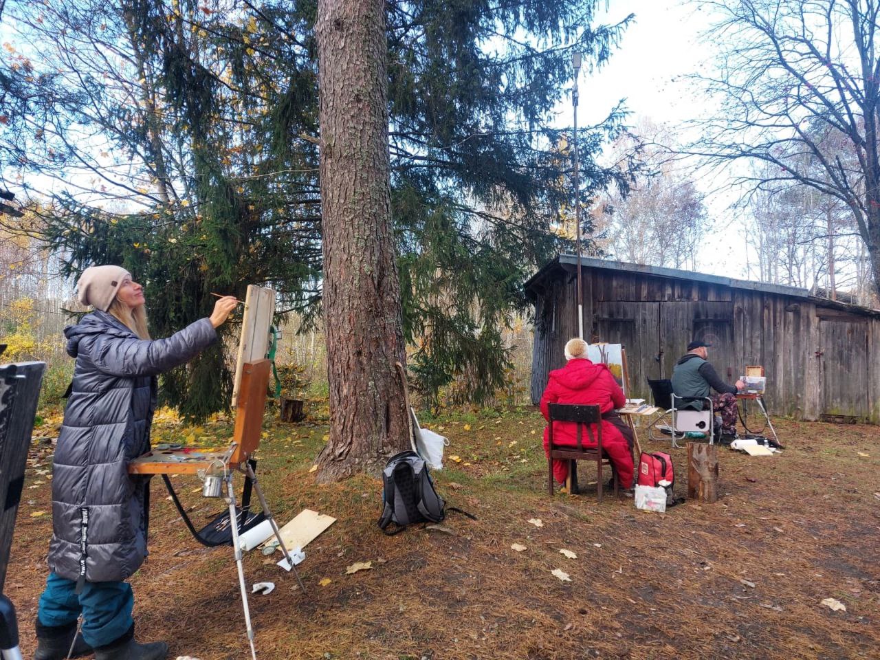 Весенний пленэр под руководством Максима Титова