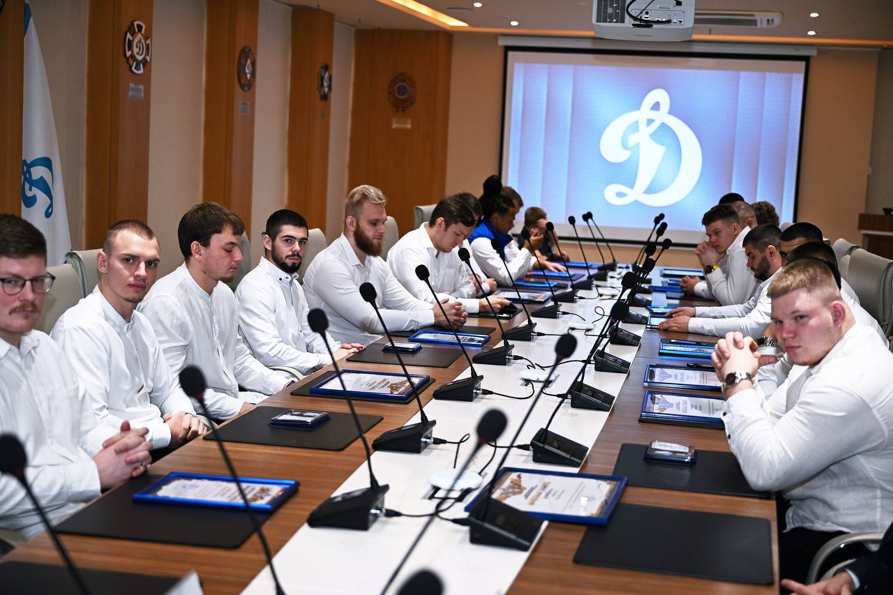 Церемония награждения Регбийного клуба Динамо-Москва