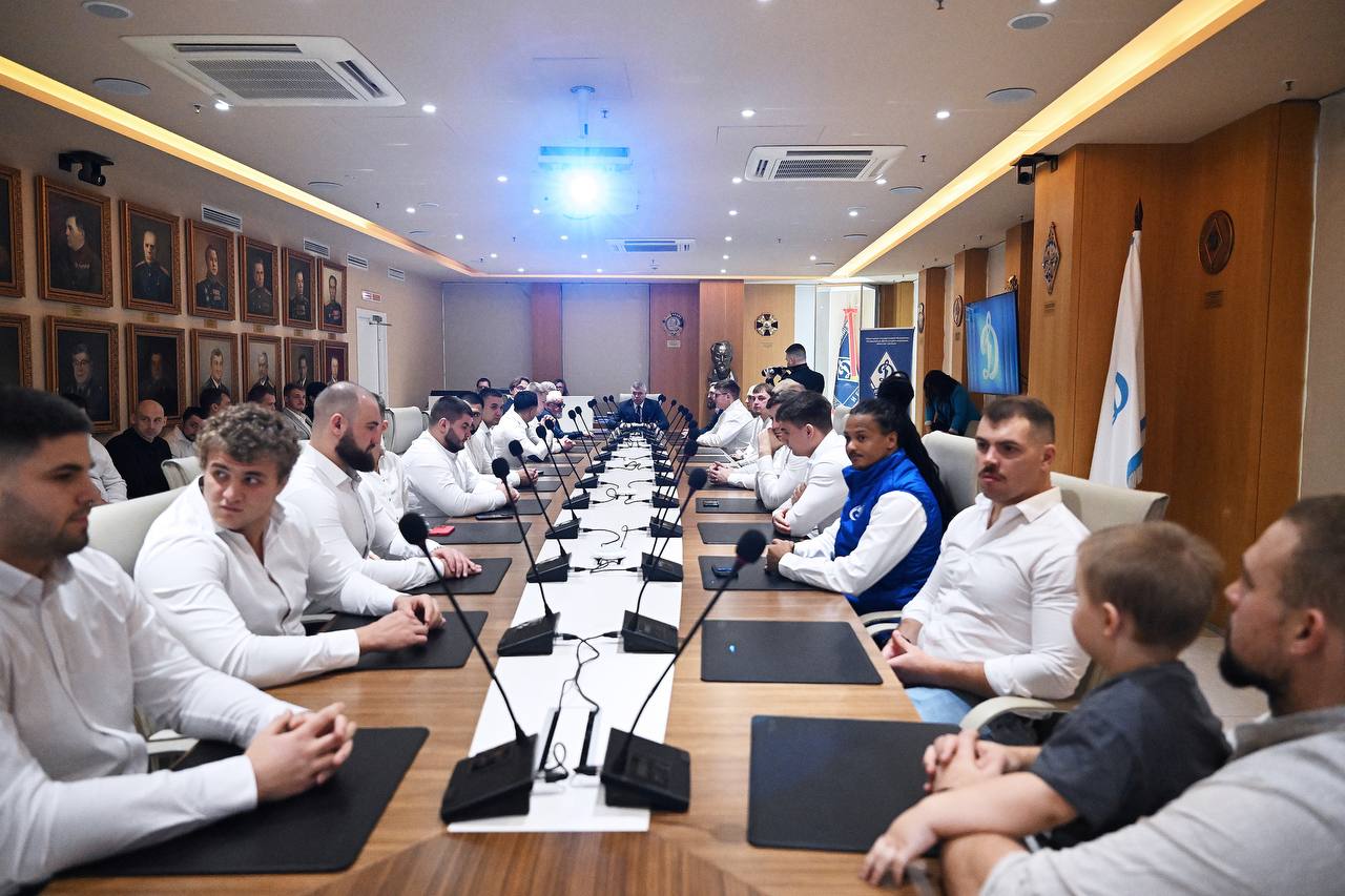 Церемония награждения Регбийного клуба Динамо-Москва