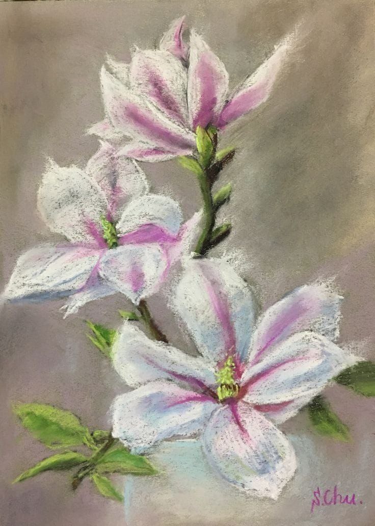 Мастер-класс по живописи масляной пастелью