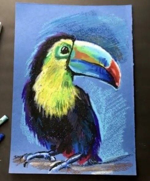 Мастер-класс по живописи масляной пастелью