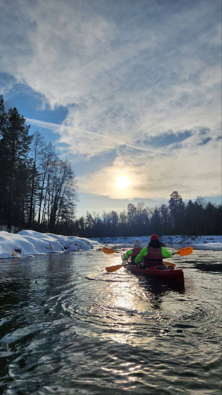 Сплав на каяках по Илети