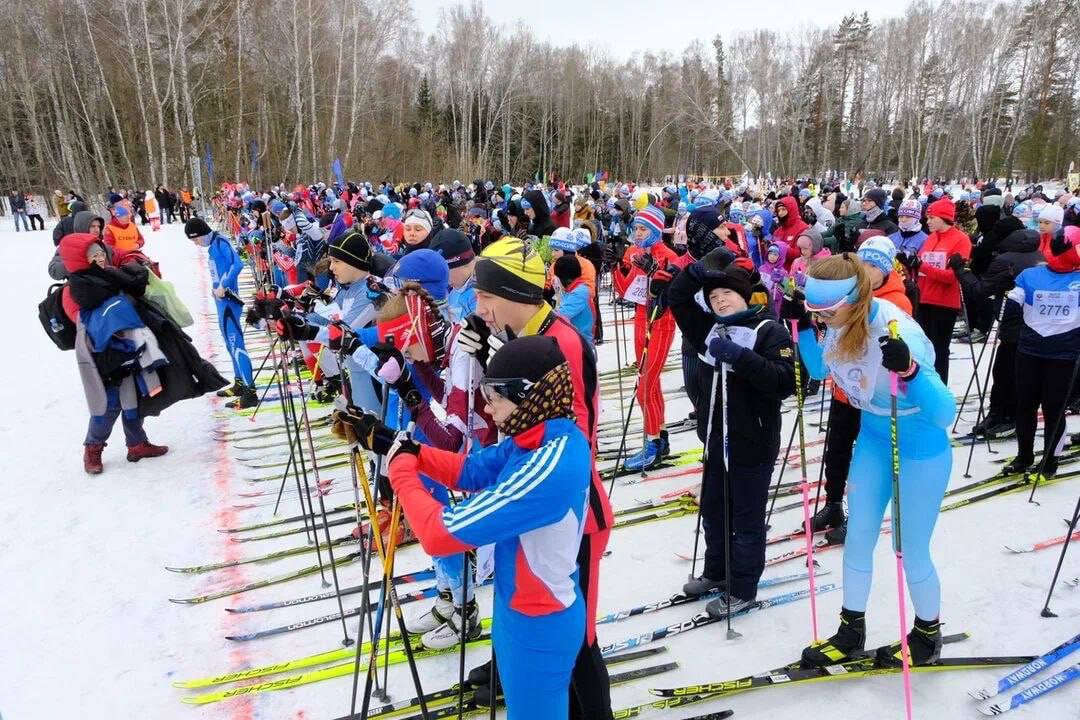 Массовый лыжный забег Лыжня России