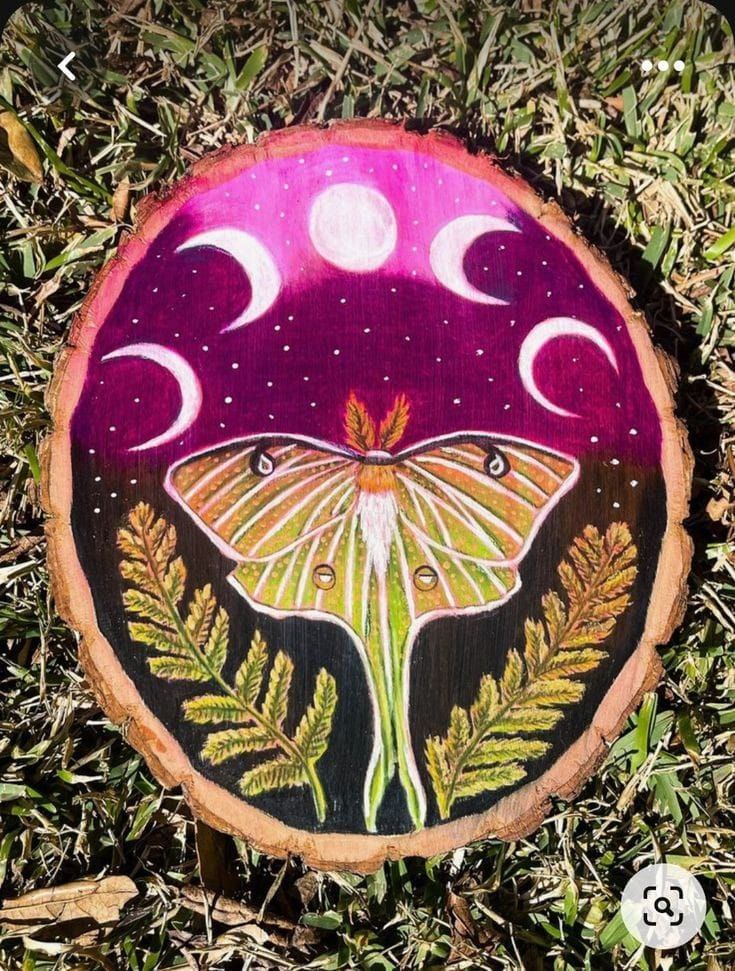 Мастер-класс "Живопись на деревянных спилах"