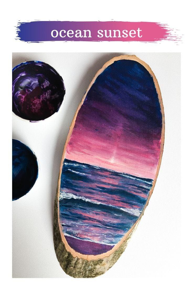 Мастер-класс "Живопись на деревянных спилах"