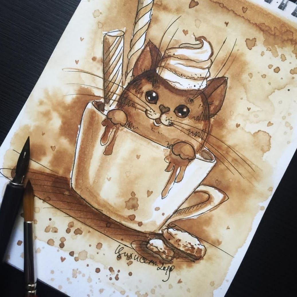 Мастер-класс по кофейной живописи