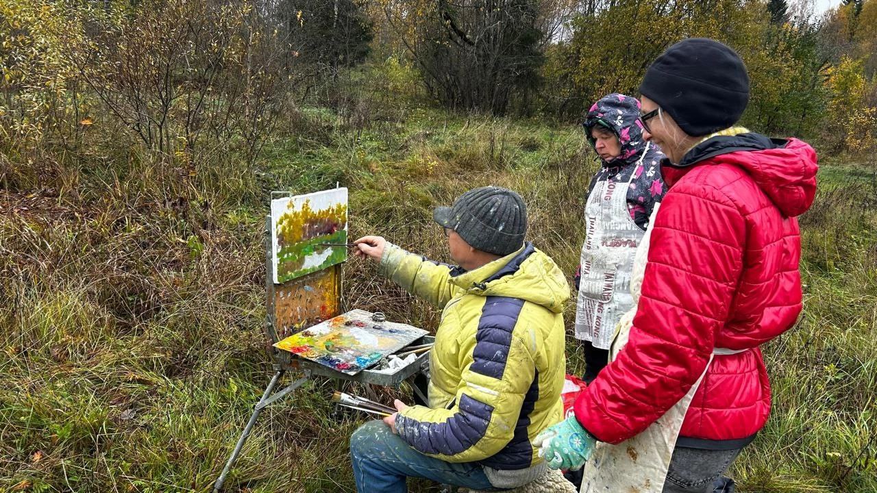 Пленэр на Академической даче им.И.Е. Репина