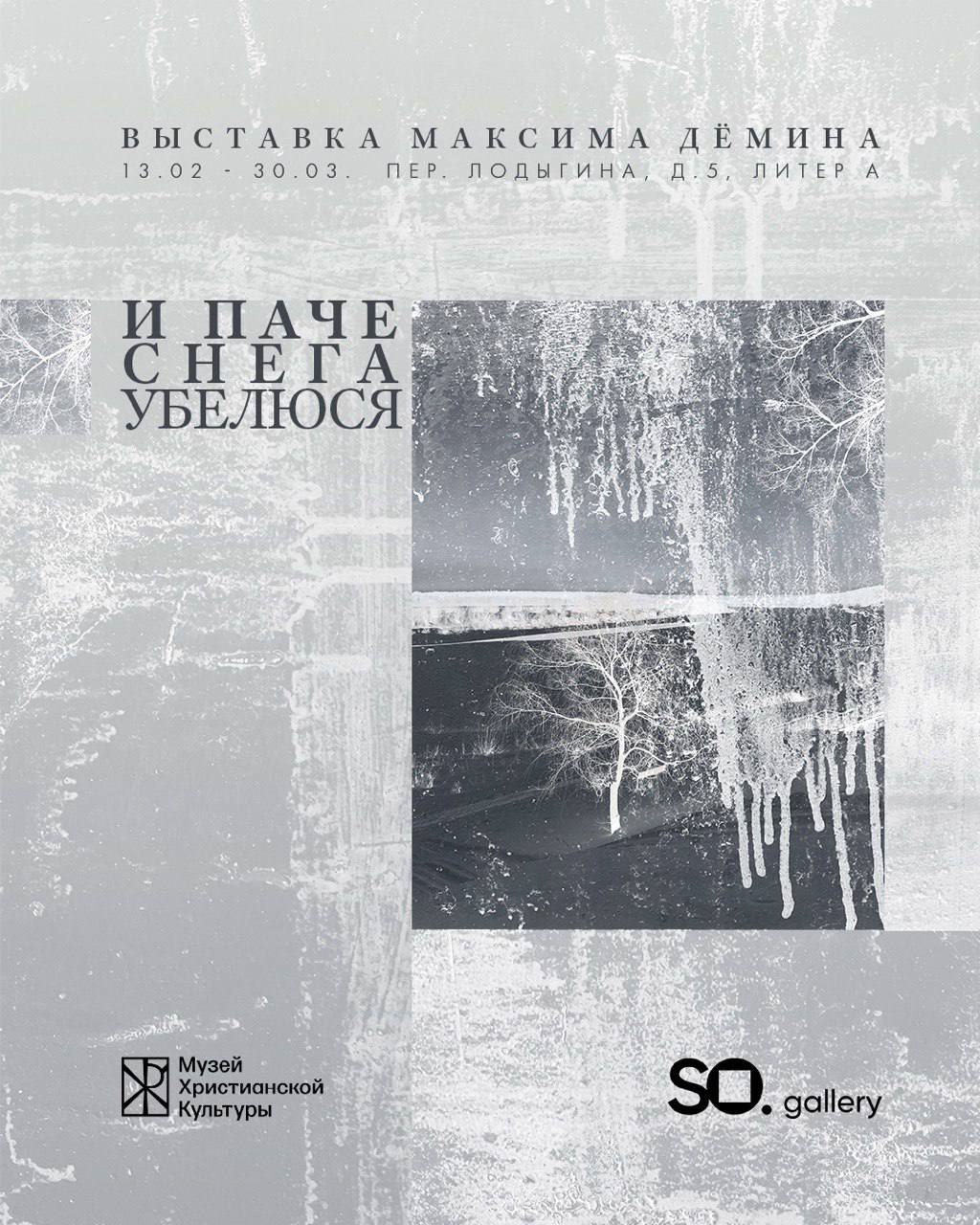 Выставка Максима Дёмина «И паче снега убелюся»